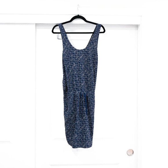Patagonia Medium Women's Fleetwith Navy Print Crossback Athletic Dress - Picture 2 of 9